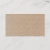 手作り製品ヴィンテージシンプルトレンディークラフト紙 名刺 (裏面)