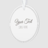 手作り製品ヴィンテージシンプルトレンディー オーナメント (正面)