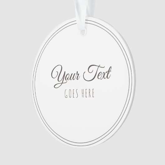 手作り製品ヴィンテージシンプルトレンディー オーナメント (正面)