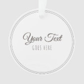 手作り製品ヴィンテージシンプルトレンディー オーナメント (正面)