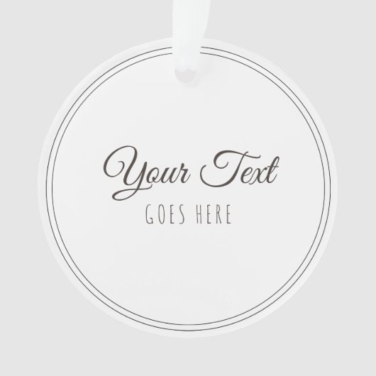 手作り製品ヴィンテージシンプルトレンディー オーナメント (正面)