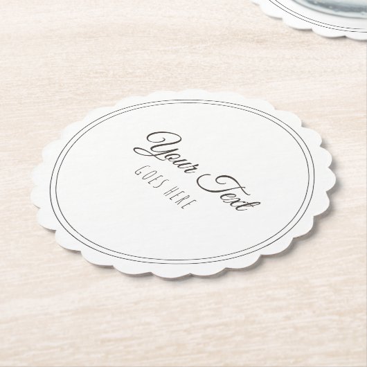 手作り製品ヴィンテージシンプルトレンディー ペーパーコースター (アングル)