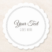 手作り製品ヴィンテージシンプルトレンディー ペーパーコースター (正面)