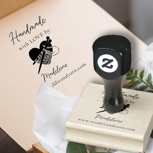 手作り製品編み物工芸品ハート ラバースタンプ