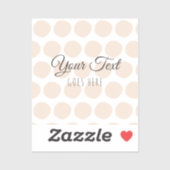 手作り製品赤面ドットシンプルトレンディークラシック シール (シート)