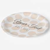 手作り製品赤面ドットシンプルトレンディー ペーパープレート (アングル)