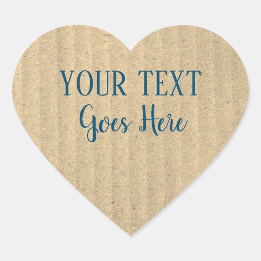 手作り製素朴品シンプル紙 ハートシール (正面)