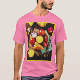"手作り野菜サラダ" かわいい写真。いますぐ購入 Tシャツ