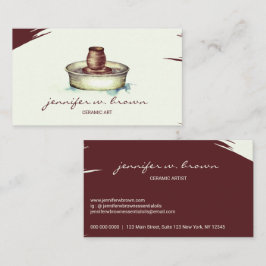 手作り陶器美術工芸彫刻陶芸 名刺