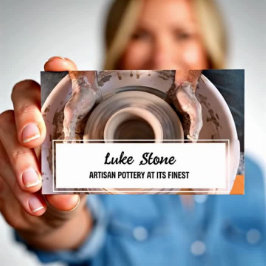 手作り陶器 名刺