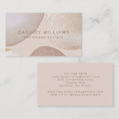 手作り陶芸陶磁器 名刺 (正面/裏面)