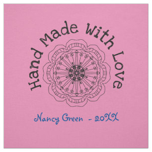 手作り非カットキパーソナライズされたルト裁縫ラベル  ファブリック