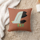 手作り鳥デザイン角枕 – 自然の クッション (ブランケット)