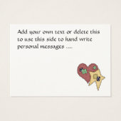 「手作り」ギフト囲いカード/SRFによるラベル (裏面)