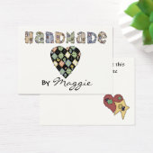 「手作り」ギフト囲いカード/SRFによるラベル (デスク)