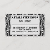 手作り，クラフト，クラフト紙,ヴィンテージビジネスカー 名刺 (裏面)