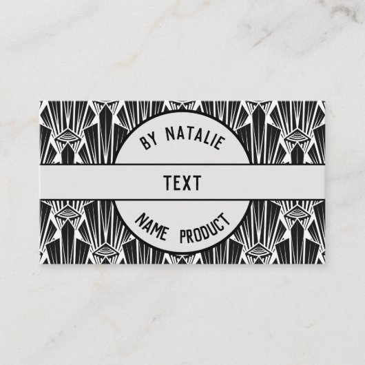 手作り，クラフト，クラフト紙,ヴィンテージビジネスカー 名刺 (正面)