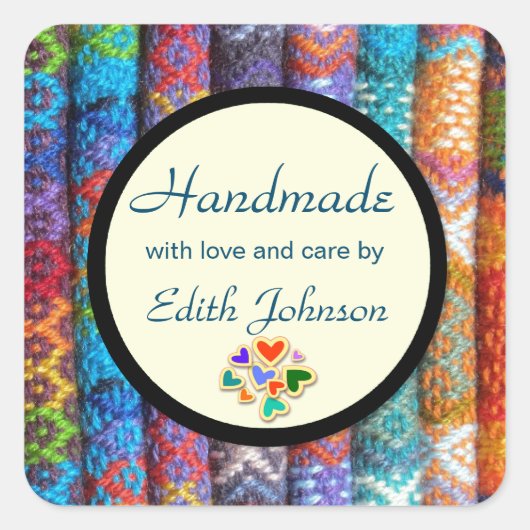 手作り！ スクエアシール (正面)