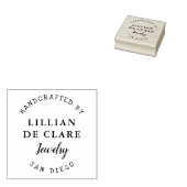 手作り、スモールビジネスの名前、場所 ラバースタンプ (押印)