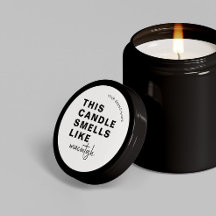 手作り ソイ キャンドル おしゃれなカリグラフィー 白 クラシック