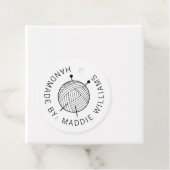 手作り |テキストの追加 |ヤーン編み物 フェイバータグ (インサイチュ)