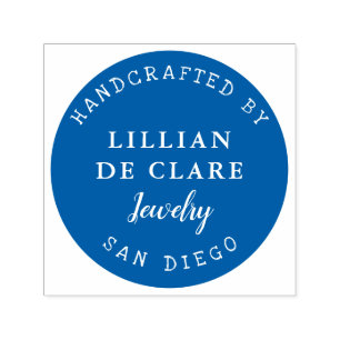 手作り、ビジネス名、場所 セルフインキングスタンプ