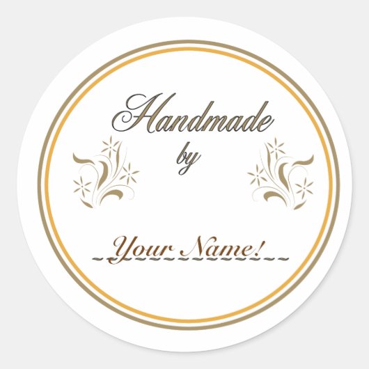 手作り… ラウンドシール (正面)