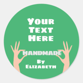 手作り ラウンドシール