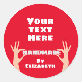 手作り ラウンドシール