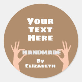 手作り ラウンドシール