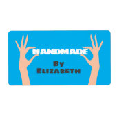 手作り ラベル (正面)