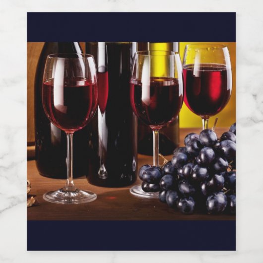 手作り ワインラベル (シングルラベル)