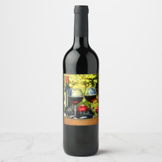 手作り ワインラベル (正面)