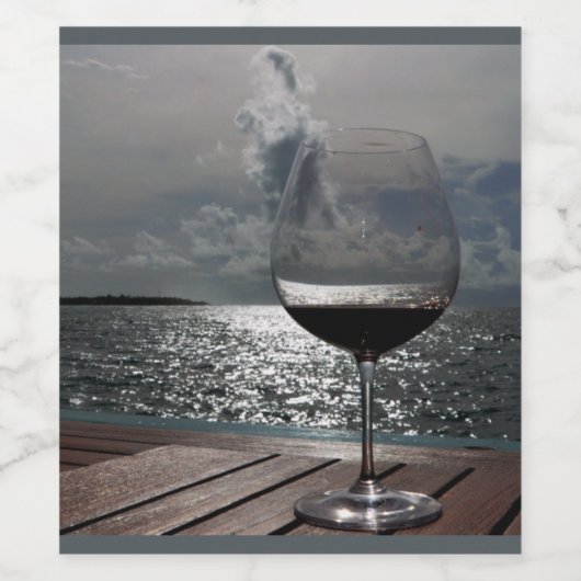 手作り ワインラベル (シングルラベル)