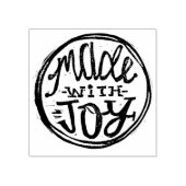 手作り、喜び手打ち ラバースタンプ (インプリント)