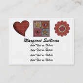 手作り/工芸品/編み物/裁縫 名刺 (裏面)