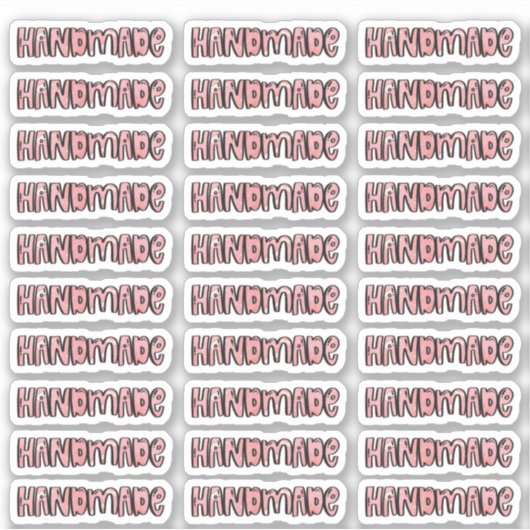 手作り-水彩ステッカー シール (正面)