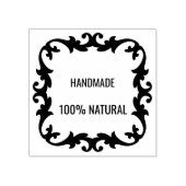 手作り – 100%自然 ラバースタンプ (インプリント)