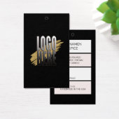 手作りSoy Candle価格ラベルとビジネスロゴ (デスク)