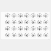 手作りYour Nameビーリースアイロン ラベル (シート)