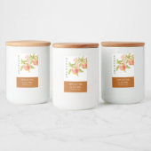 手作エレガントりアップルバターラベル フードラベル (ボトル)