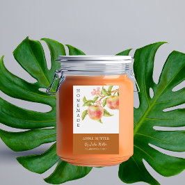 手作エレガントりアップルバターラベル フードラベル