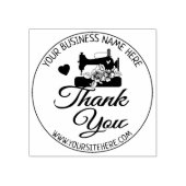 手作エレガントり裁縫ありがとう ラバースタンプ (インプリント)