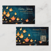 手作エレガントり製品QRコード 名刺 (正面/裏面)