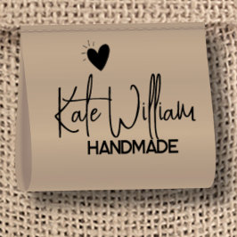 手作カスタムり品用クラフト衣料品ラベル サテンリボン