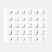 手作カスタムり商品の衣料ラベル ラベル (シート)