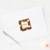 手作カスタムり石鹸のビジネス用ステッカー スクエアシール (封筒)