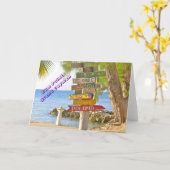 手作カラフルりシンボルや象徴アットラムポイントグランドケイマン カード (黄色い花)