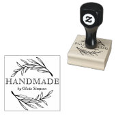 手作シンプルり小型業務用ゴム印 ラバースタンプ (押印)