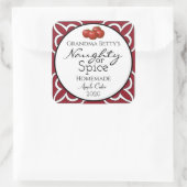 手作パーソナライズされたりアップルサイダー スクエアシール (バッグ)